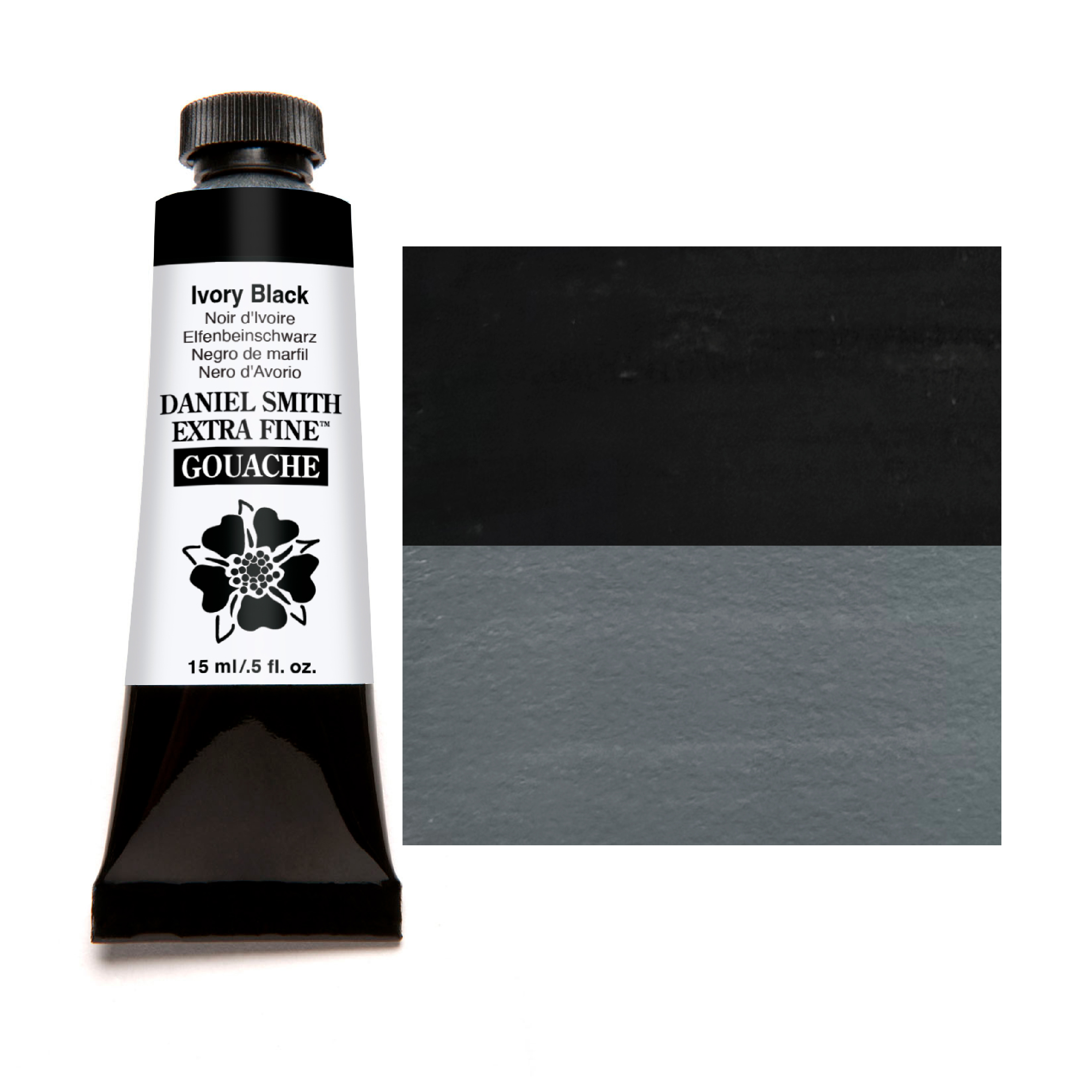 Daniel Smith Extra Fine Gouache 15 ml Ivory Black