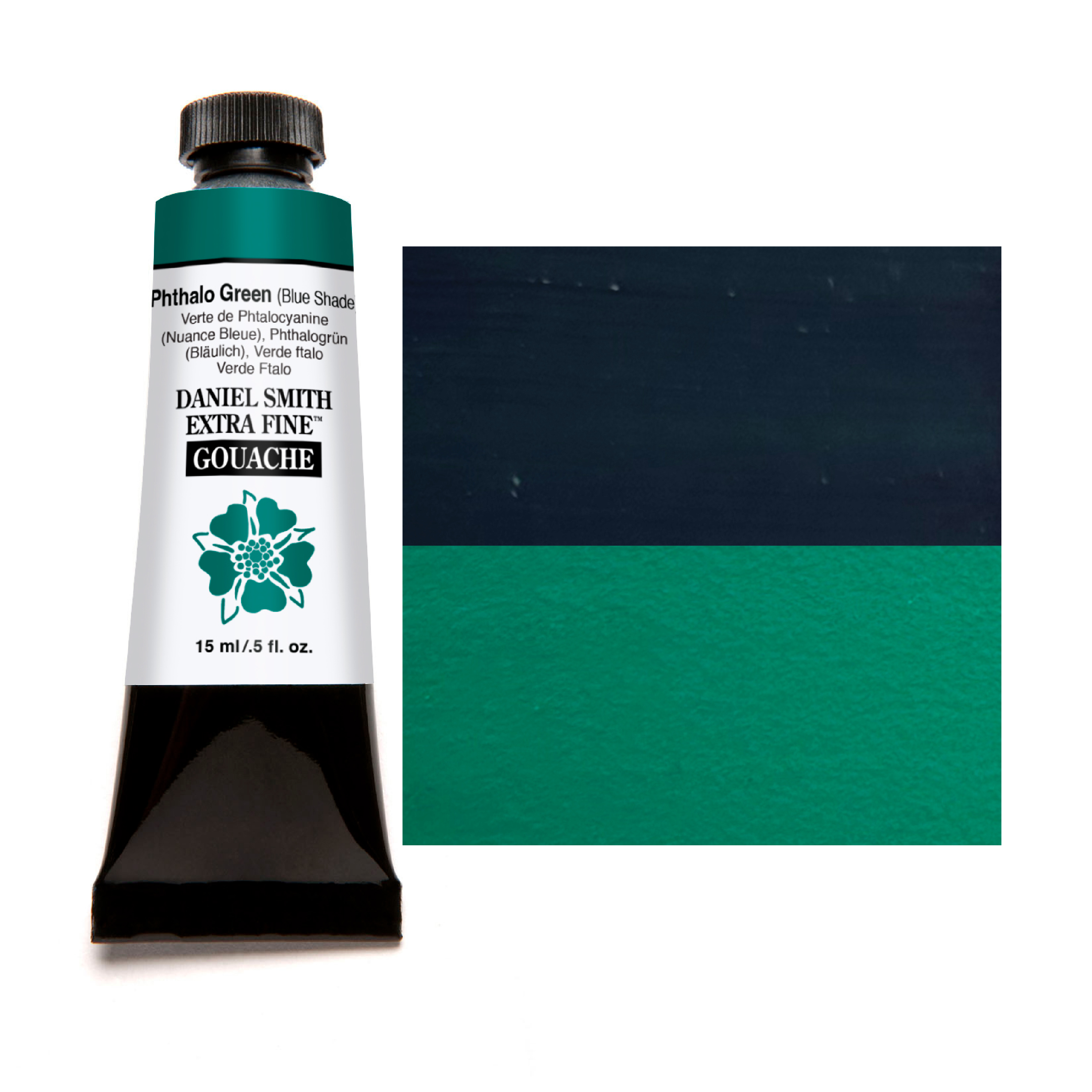 Daniel Smith Extra Fine Gouache 15 ml Phthalo Green (Blue Shade)