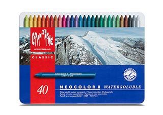 Caran d'Ache Neocolor II Crayon 40 Color Set