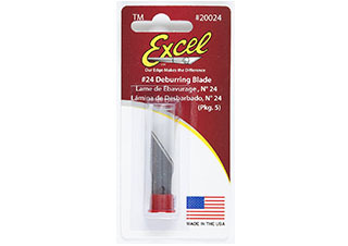 Excel #24 Debarring Blade 5-pack