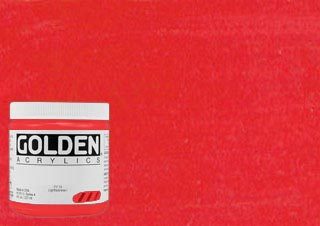 Golden Heavy Body Acrylic 8 oz. C.P. Cadmium Red Medium