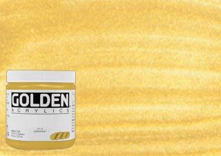 Golden Heavy Body Acrylic 8 oz. Iridescent Gold