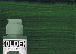 Golden Fluid Acrylic 4 oz. Jenkins Green