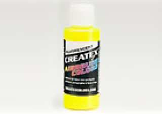 Createx Airbrush Colors 4 oz Fluorescent Yellow