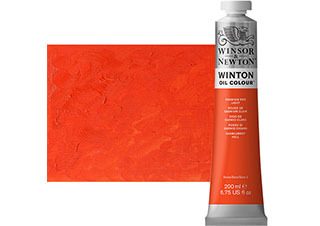 Winton Oil Color 200ml Cadmium Red Light