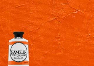 Gamblin Artist's Oil Colors Permanent Orange (Mono Orange) 150ml Tube