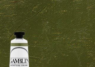Gamblin Artist Oil Color Olive Green 37ml Tube