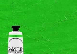 Gamblin Artist Oil Color Permanent Green Light 37ml Tube