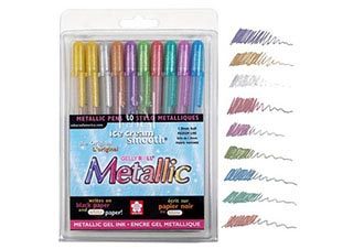 Sakura Gelly Roll Pen Metallic Pen 10 Pack