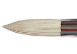 Silver Brush Bristlon Series 1900 Long Handle Size 0 Round Brush