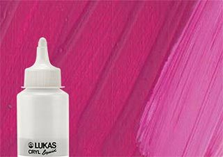 Lukas Cryl Liquid Acrylic Paint Magenta Red Primary 250ml Bottle
