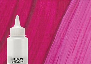 Lukas Cryl Liquid Acrylic Paint Permanent Rose 250ml Bottle