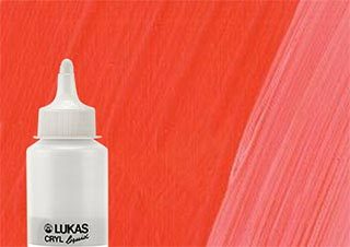 Lukas Cryl Liquid Acrylic Paint Vermilion Light 250ml Bottle