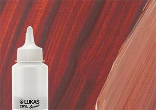 Lukas Cryl Liquid Acrylic Paint Burnt Sienna 250ml Bottle