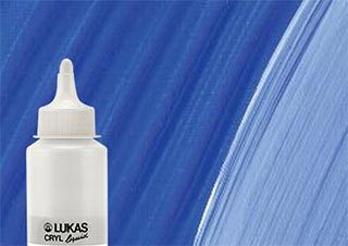 Lukas Cryl Liquid Acrylic Paint Cobalt Blue 250ml Bottle