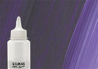 Lukas Cryl Liquid Acrylic Paint Permanent Violet 250ml Bottle