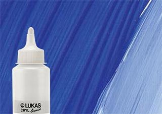 Lukas Cryl Liquid Acrylic Paint Ultramarine Deep 250ml Bottle