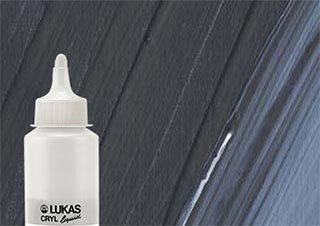 Lukas Cryl Liquid Acrylic Paint Paynes Grey 250ml Bottle