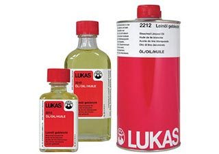 Lukas Oil Painting Medium Bleached Linseed Oil 125ml