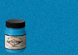Jacquard Lumiere Fabric Color Pearl Blue 2.25 oz. Jar