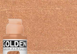 Golden Fluid Acrylic 4 oz. Iridescent Copper Light (Fine)