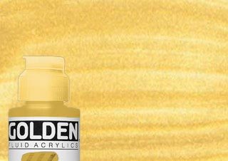 Golden Fluid Acrylic 4 oz. Iridescent Gold (Fine)