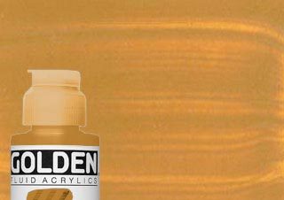 Golden Fluid Acrylic 4 oz. Yellow Ochre