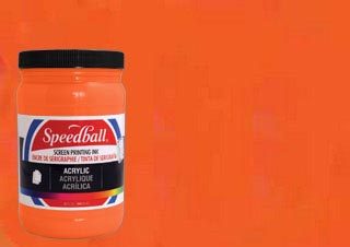 Speedball Acrylic Screen Printing Ink 32 oz. Orange