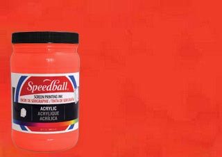 Speedball Acrylic Screen Printing Ink 32 oz. Medium Red