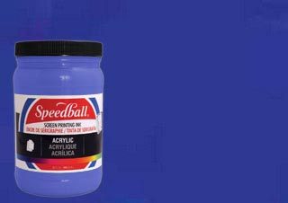 Speedball Acrylic Screen Printing Ink 32 oz. Ultramarine Blue