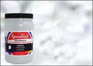 Speedball Acrylic Screen Printing Ink 32 oz. Silver