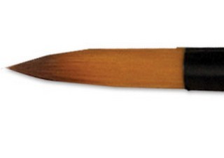 Ebony Splendor Series 397 Long Handle Round Brush Size 1