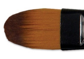 Ebony Splendor Series 383 Long Handle Filbert Brush Size 9