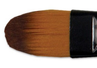 Ebony Splendor Series 383 Long Handle Filbert Brush Size 2