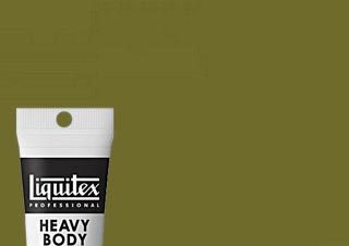 Liquitex Heavy Body Acrylic Green Gold 2oz Tube