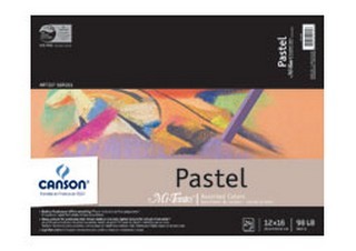 Canson Mi-Teintes Pastel Pad 12x16 Assorted Colors