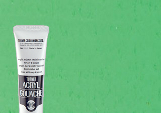 Turner Acryl Gouache Emerald Green 20ml Tube