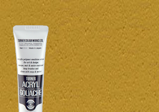 Turner Acryl Gouache Japanesque Yellow Brown 20ml Tube