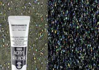 Turner Acryl Gouache Lame Black Diamond 20ml Tube