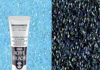 Turner Acryl Gouache Lame Blue Diamond 20ml Tube