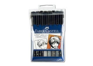 Faber-Castell Pitt Pen Manga Set of 8