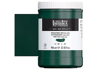 Liquitex Heavy Body 32oz Phthalo Green (Blue Shade)