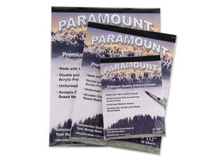 Paramount Double Primed Cotton Canvas Pad 9x12 Inch