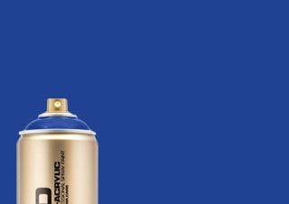 Montana GOLD Spray Paint 400ml Shock Blue Dark