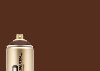 Montana GOLD Spray Paint 400ml Shock Brown