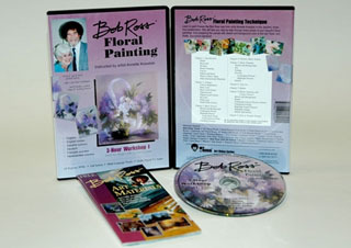 Bob Ross DVD 3-Hour Floral Painting Workshop