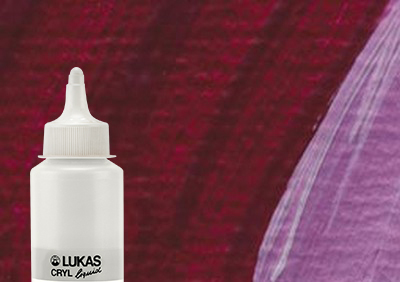 Lukas Cryl Liquid Acrylic Paint Mauve 250ml Bottle