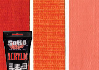 SoHo Urban Artist Acrylic Azo Vermillion 75ml Tube