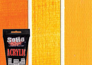 SoHo Urban Artist Acrylic Cadmium Orange Deep Hue 75ml Tube