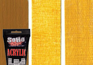 SoHo Urban Artist Acrylic Yellow Ochre 75ml Tube